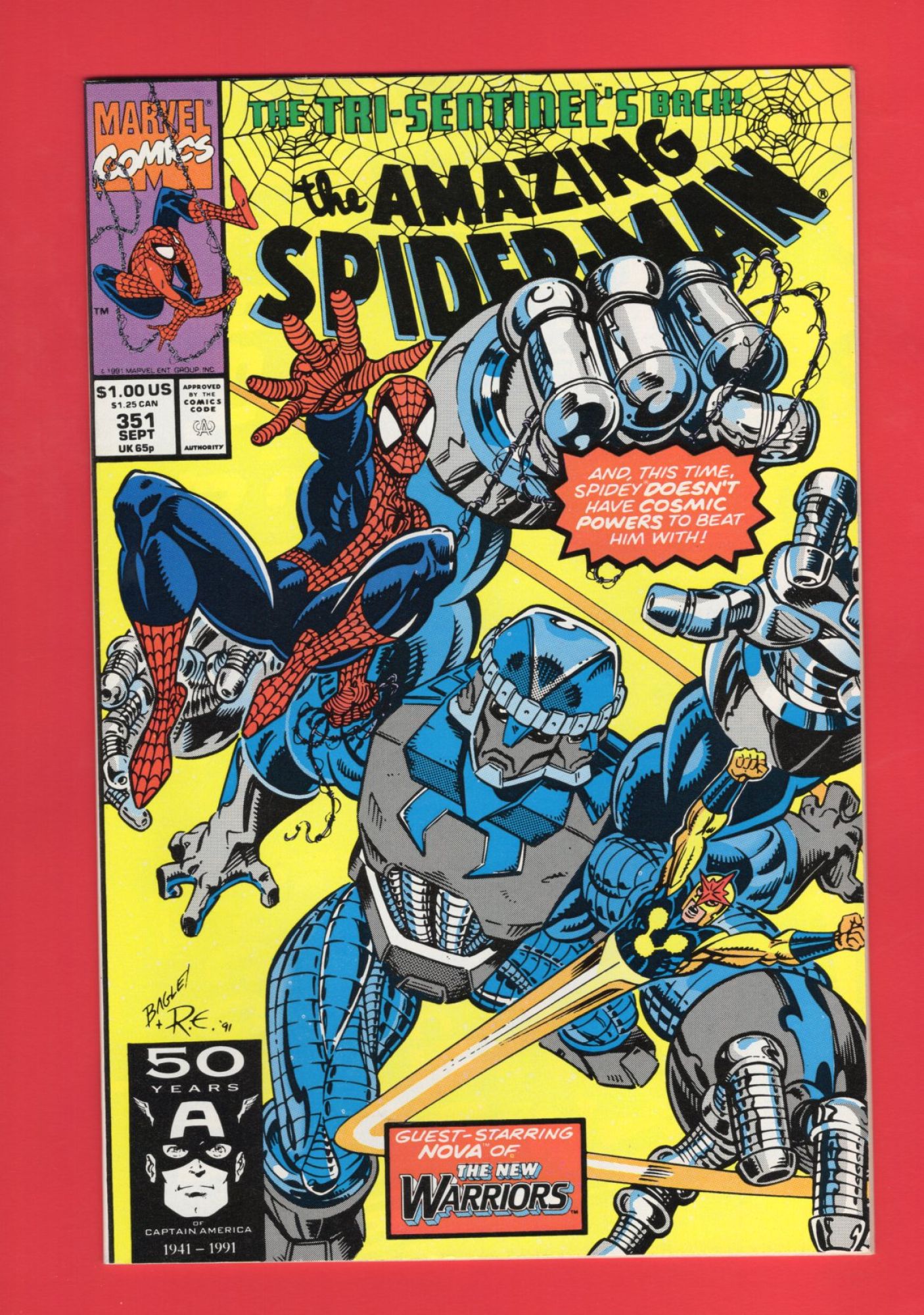 Amazing Spider-Man #351, Sep 1991, 9.2 NM-