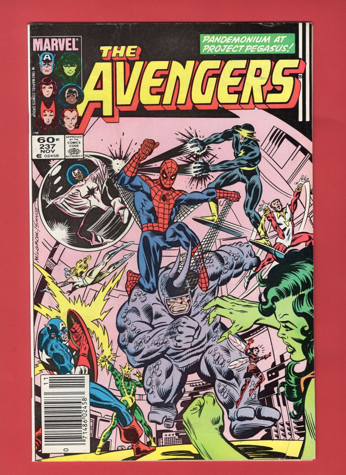 Avengers #237, Nov 1983, 6.5 FN- Newsstand