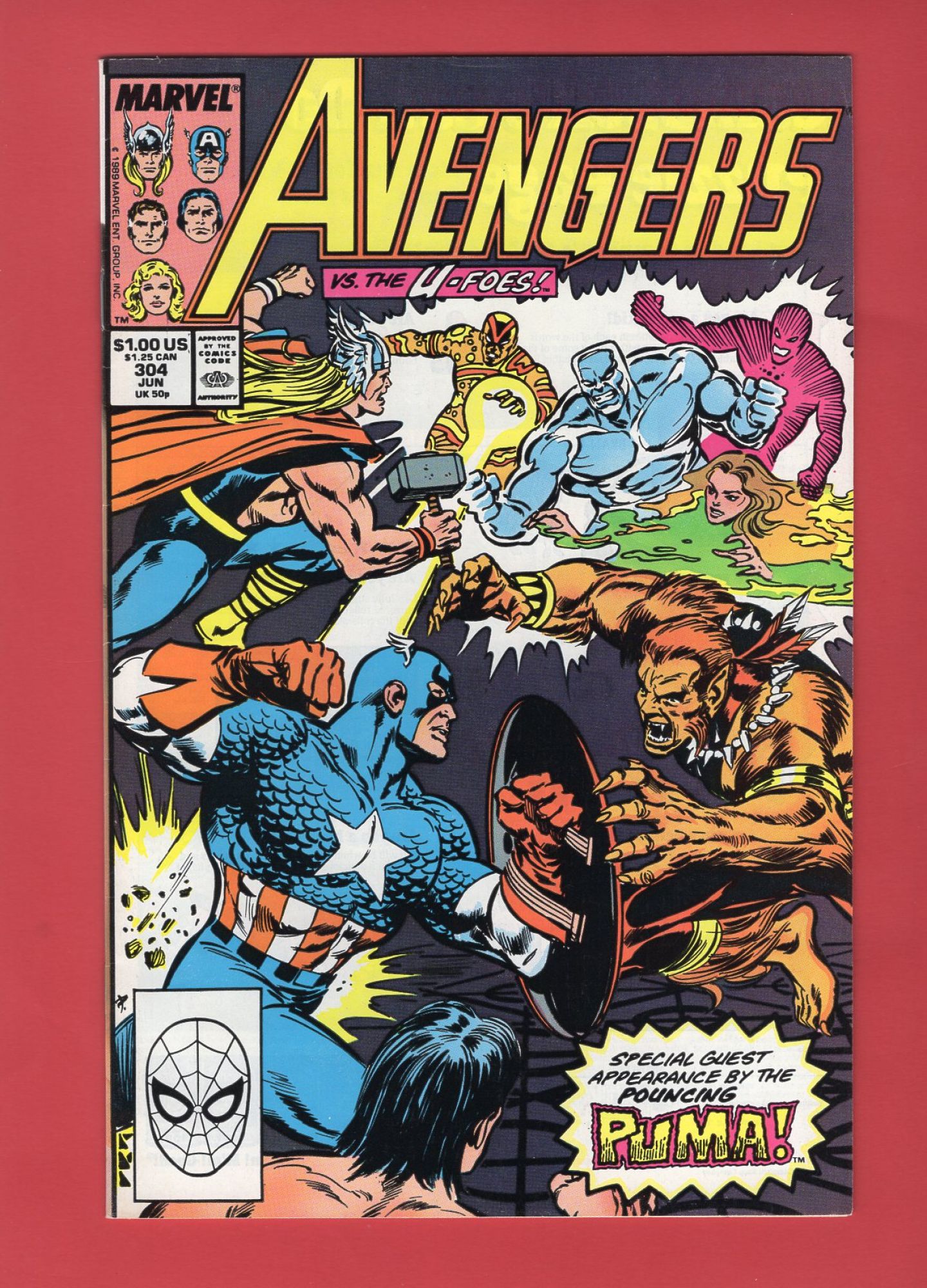 Avengers #304, Jun 1989, 8.0 VF