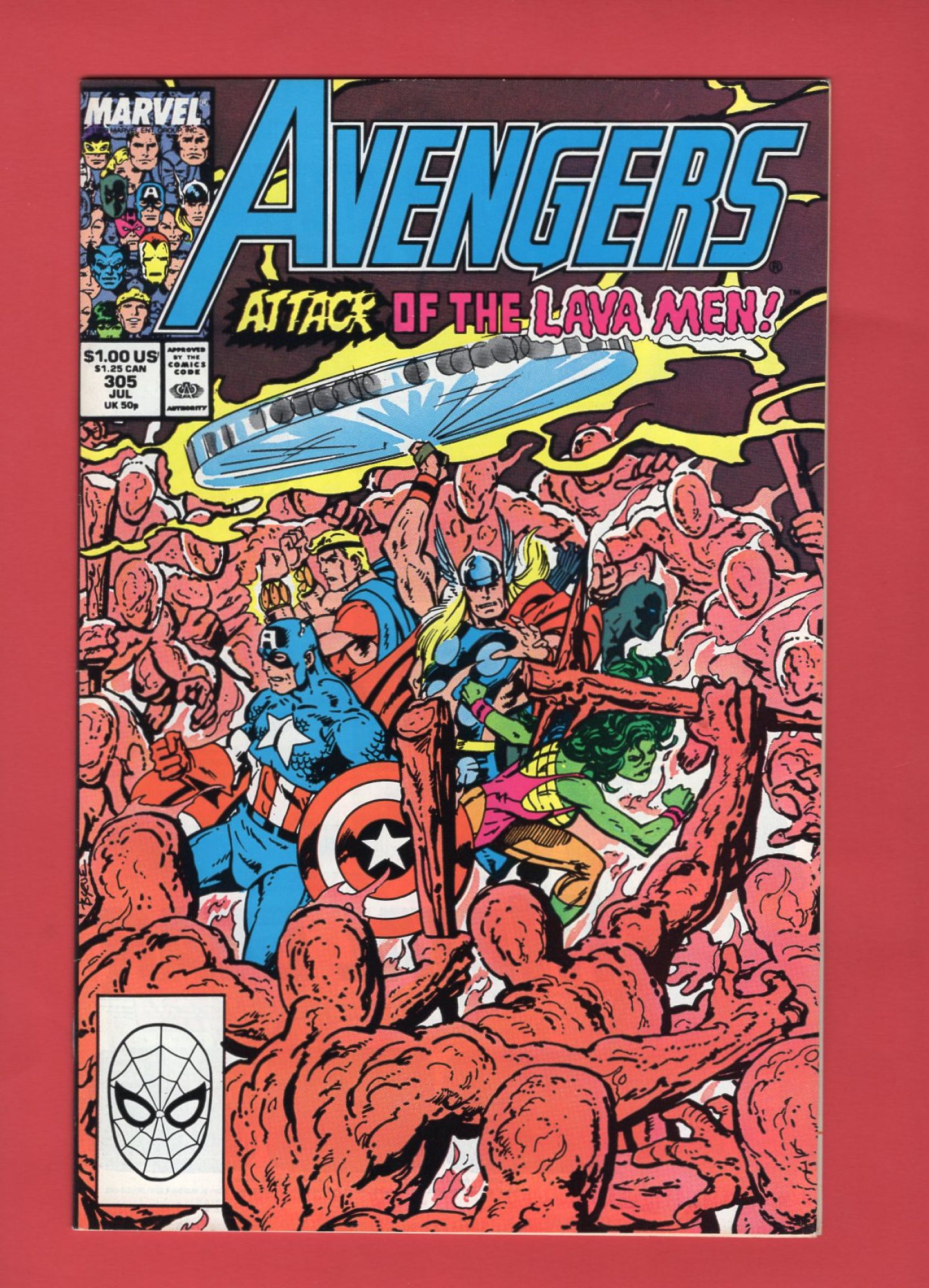 Avengers #305, Jul 1989, 8.0 VF