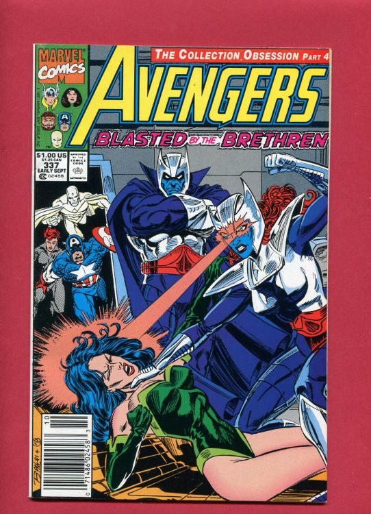 Avengers (Volume 1 1963) #337, Sep 1991, Marvel :: Iconic Comics Online