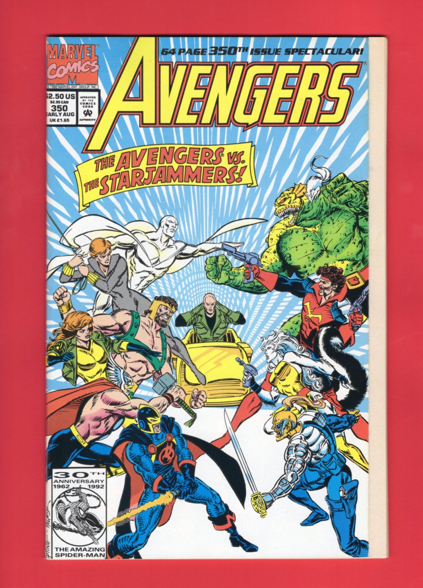 Avengers #350, Aug 1992, 9.4 NM