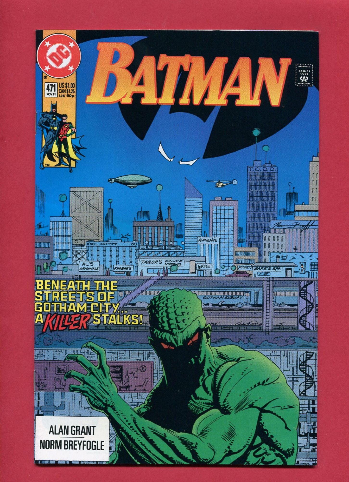 Batman (Volume 1 1940) #471, Nov 1991, Marvel :: Iconic Comics Online