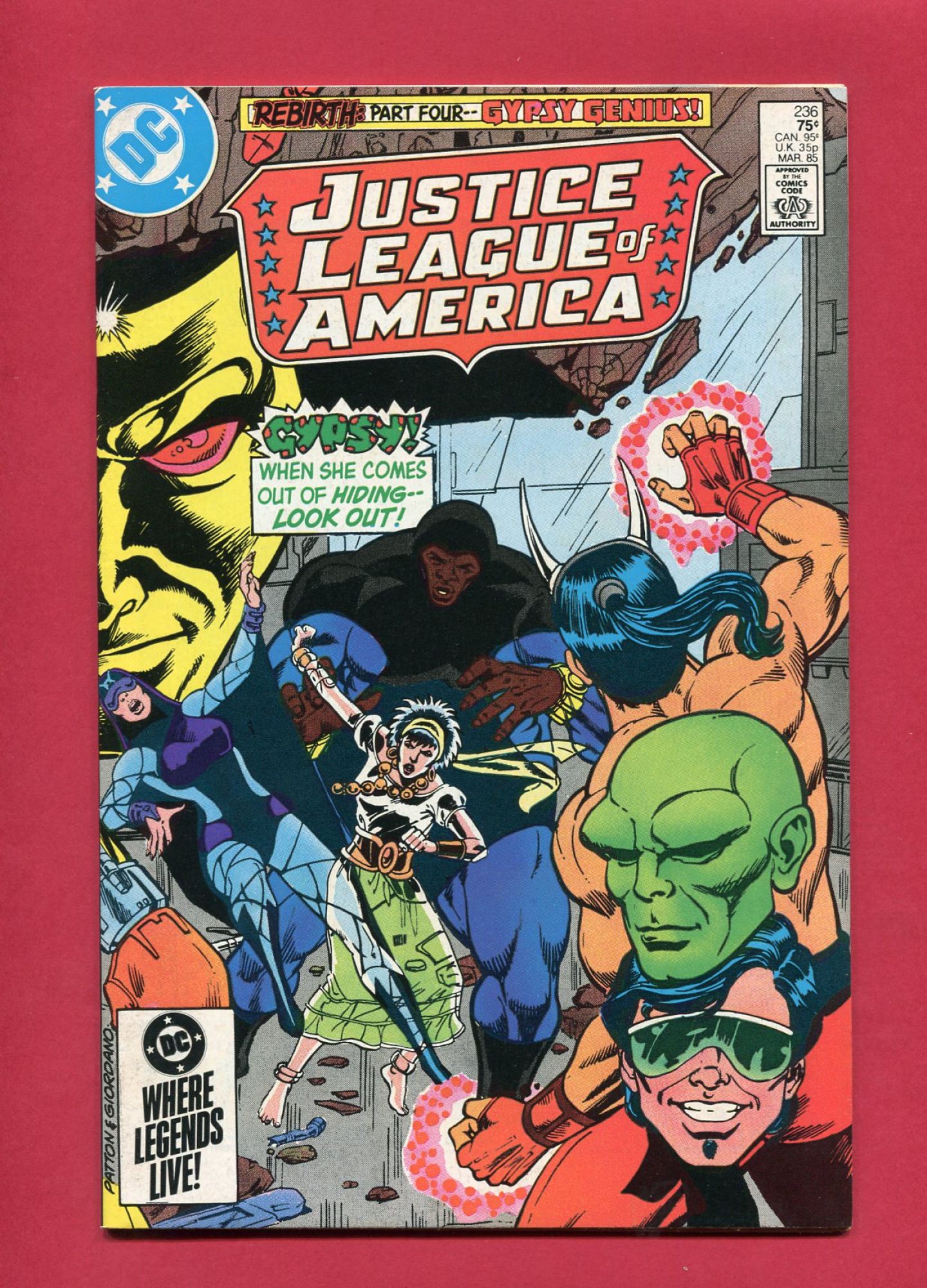 Justice League of America (Volume 1 1960) #236, Mar 1985, DC Comics ...