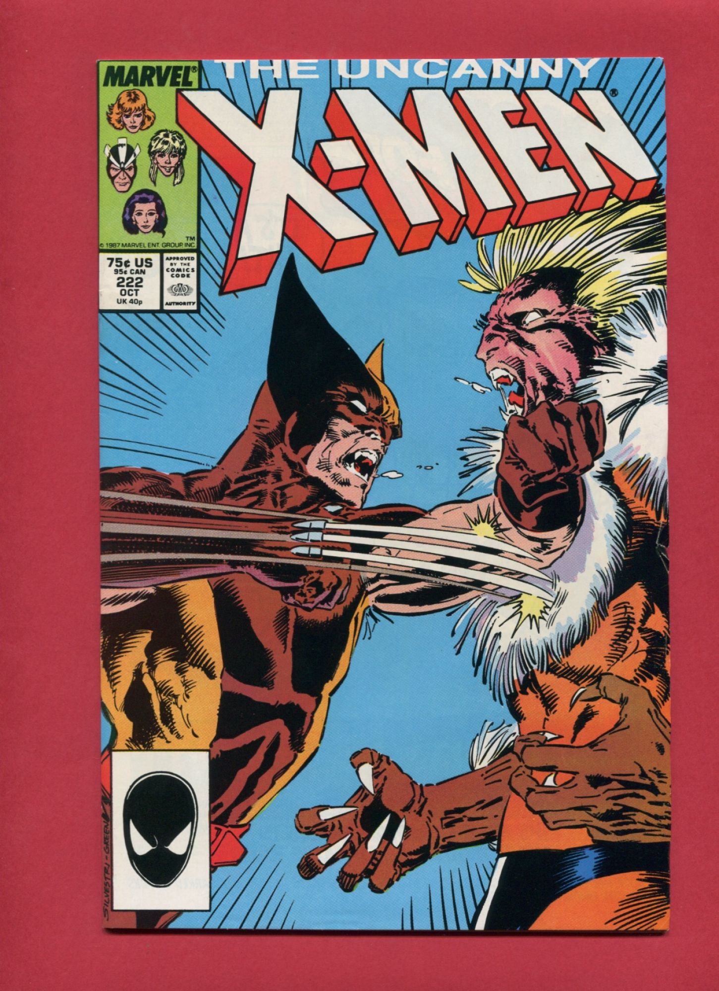 Uncanny X-Men (Volume 1 1963) #222, Oct 1987, Marvel :: Iconic Comics ...